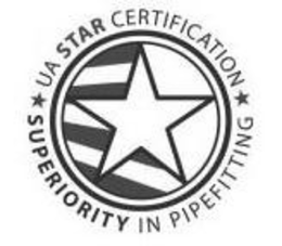 UA STAR CERTIFICATION SUPERIORITY IN PIPEFITTING trademark