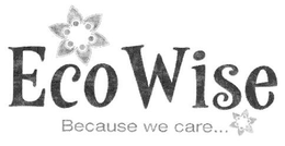 ECOWISE BECAUSE WE CARE... trademark