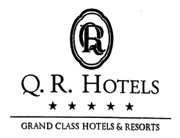 QR Q.R. HOTELS GRAND CLASS HOTELS & RESORTS trademark