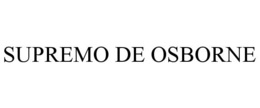 SUPREMO DE OSBORNE trademark