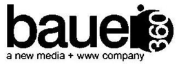 BAUER360 A NEW MEDIA + WWW COMPANY trademark