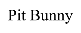 PIT BUNNY trademark