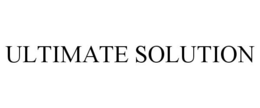 ULTIMATE SOLUTION trademark