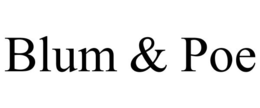 BLUM & POE trademark