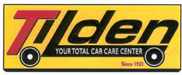 TILDEN YOUR TOTAL CAR CARE CENTER SINCE 1923 trademark
