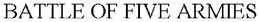 BATTLE OF FIVE ARMIES trademark