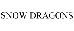 SNOW DRAGONS trademark
