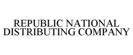 REPUBLIC NATIONAL DISTRIBUTING COMPANY trademark