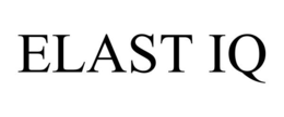 ELAST IQ trademark