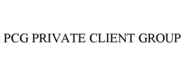 PCG PRIVATE CLIENT GROUP trademark