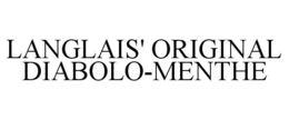 LANGLAIS' ORIGINAL DIABOLO-MENTHE trademark
