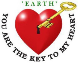 " EARTH " YOU ARE THE KEY TO MY HEART trademark