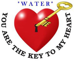 "WATER" YOU ARE THE KEY TO MY HEART trademark