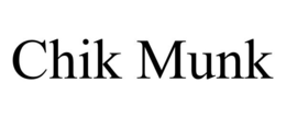CHIK MUNK trademark