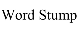WORD STUMP trademark