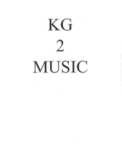 KG 2 MUSIC trademark