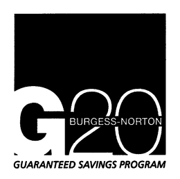 G20 BURGESS-NORTH GUARANTEED SAVINGS PROGRAM trademark