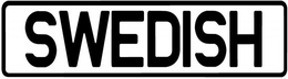 SWEDISH trademark
