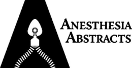A ANESTHESIA ABSTRACTS trademark
