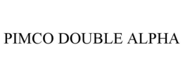 PIMCO DOUBLE ALPHA trademark