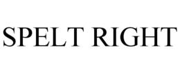 SPELT RIGHT trademark