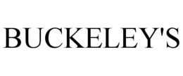 BUCKELEY'S trademark
