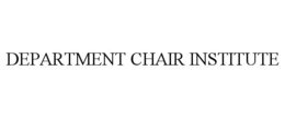 DEPARTMENT CHAIR INSTITUTE trademark