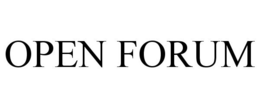 OPEN FORUM trademark