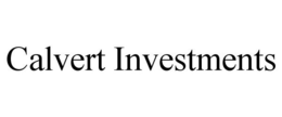 CALVERT INVESTMENTS trademark