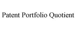 PATENT PORTFOLIO QUOTIENT trademark