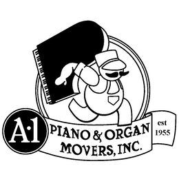 A·1 PIANO & ORGAN MOVERS INC. EST 1955 trademark