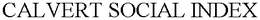 CALVERT SOCIAL INDEX trademark