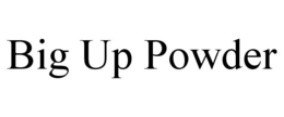 BIG UP POWDER trademark