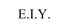 E.I.Y. trademark