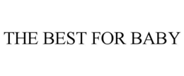 THE BEST FOR BABY trademark