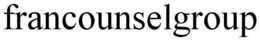FRANCOUNSELGROUP trademark