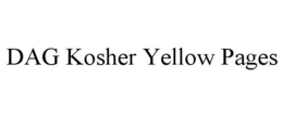 DAG KOSHER YELLOW PAGES trademark