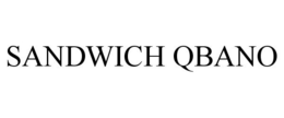 SANDWICH QBANO trademark