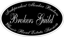 INDEPENDENT MEMBER BROKERS BROKERS GUILD CLASSIC REAL ESTATE SERVICES trademark