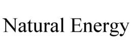 NATURAL ENERGY trademark