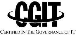 CGIT CERTIFIED IN THE GOVERNANCE OF IT trademark