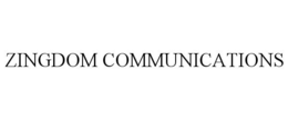 ZINGDOM COMMUNICATIONS trademark