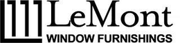 LM LEMONT WINDOW FURNISHINGS trademark