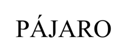 PÁJARO trademark