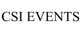 CSI EVENTS trademark