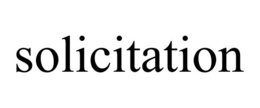 SOLICITATION trademark
