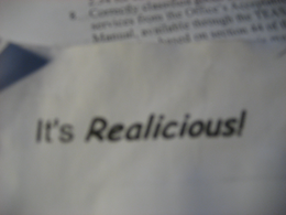 IT'S REALICIOUS! trademark