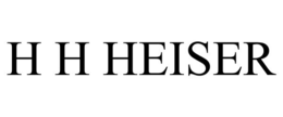 H H HEISER trademark