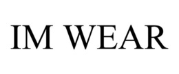 IM WEAR trademark