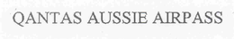 QANTAS AUSSIE AIRPASS trademark